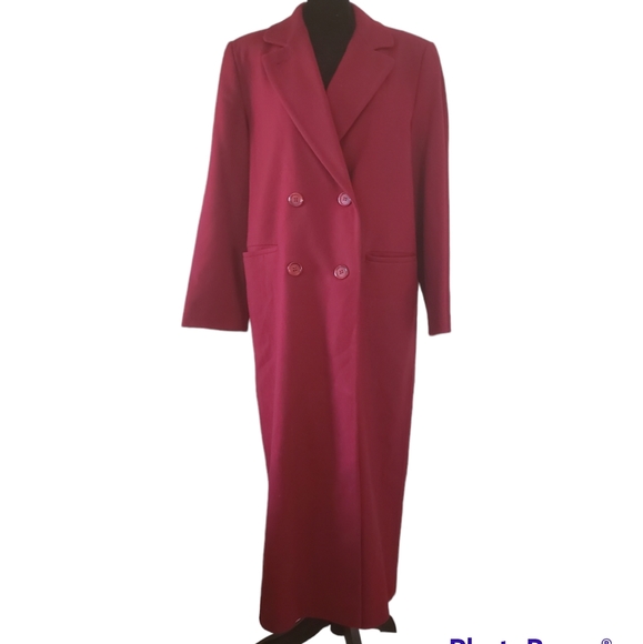 Bromley Jackets & Blazers - Bromley Red Wool Coat